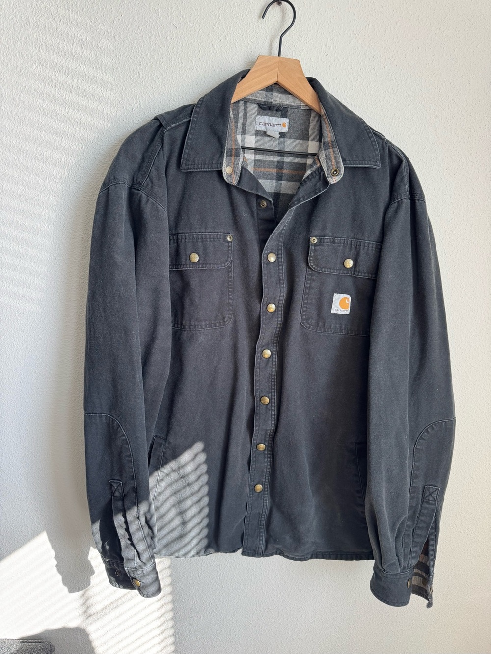 Carhartt Men’s Black Workwear Canvas Jacket
